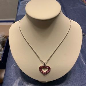 Pink Heart Necklace